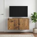 vidaXL Nástenná TV skrinka 59,5 x 31 x 30 cm Staré drevo