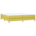 vidaXL Boxspring posteľ s matracom zelená 200x200 cm látka