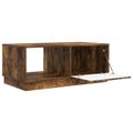 vidaXL Konferenčný stolík Dymový dub 90 x 50 x 37 cm Kompozitné drevo