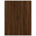 vidaXL Vysoká skrinka hnedý dub 69,5x34x180 cm spracované drevo
