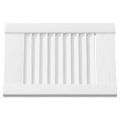 vidaXL Dvere skriniek Louvred Design 4 ks Biela 39,5x29,5 cm