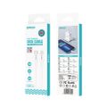 Kábel BWOO USB-C - Lightning 1m 27W ABS + TPE X283 C-L biely