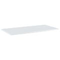 vidaXL Prídavné police 8 ks, lesklé biele 80x40x1,5 cm, drevotrieska