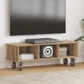 vidaXL TV stolík 100 x 35 x 35 cm Remeselný dub Kompozitné drevo