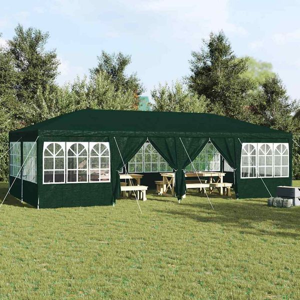 vidaXL Párty stan Zelená 800 x 400 x 266 cm Polyetylén