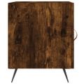 vidaXL Nočné stolíky 2 ks dymový dub 40x40x50 cm kompozitné drevo