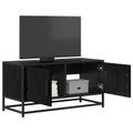 vidaXL TV skrinka 80 x 34,5 x 40 cm Čierny dub Kompozitné drevo
