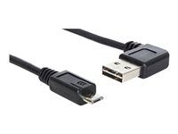 Kábel EASY-USB 2.0 Type-A samec zahnutý ľavý