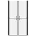 vidaXL Sprchové dvere mliečne ESG (68-71)x190 cm