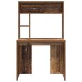 vidaXL Stôl Staré drevo 91 x 50 x 149 cm Kompozitné drevo