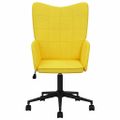 vidaXL Relaxačné kreslo horčicovo-žlté látka