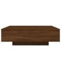 vidaXL Konferenčný stolík hnedý dub 100x100x31 cm kompozitné drevo