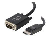 C2G 3ft DisplayPort to VGA Adapter Cable - M/M - Kábel DisplayPort - DisplayPort (M) do HD-15 (VGA) (M) - 91 cm - čierna