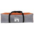 vidaXL Okamžitý stan so strechou Šedá a oranžová 305 x 215 x 140 cm