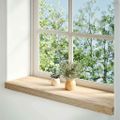 vidaXL Okenný parapet 2 ks 90x30x2 cm neošetrený dubový masív