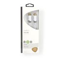 Kábel koaxiálny 2m + 2xF konektor NEDIS CSBW41000WT20