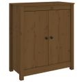 vidaXL Komoda medovo-hnedá 70x35x80 cm masívne borovicové drevo