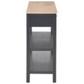 vidaXL Komoda z drevotriesky čierna 110x35x80 cm