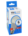 LED žiarovka Trixline 6W 564lm E27 A60 studená biela