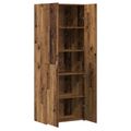 vidaXL Highboard Staré drevo 70 x 42,5 x 185 cm
