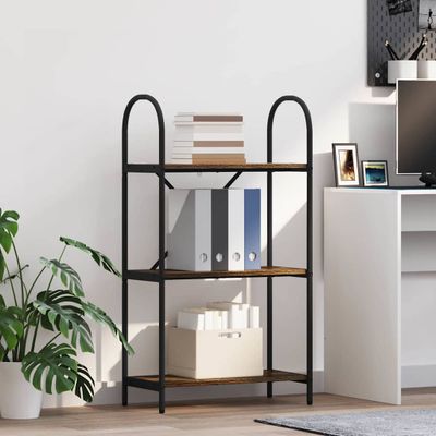 vidaXL Regál na knihy Dymová dub 60 x 30 x 109 cm Kompozitné drevo