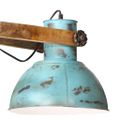 vidaXL Závesná lampa 25 W šmuhovaná modrá 85x28x109 cm E27