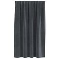 vidaXL Zatemňovacie závesy 2 ks Svetlosivá 140 x 140 cm Zamat