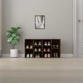 vidaXL Lavica na topánky dymový dub 103x30x55 cm spracované drevo