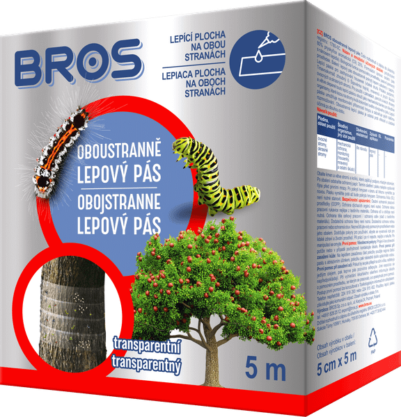 Bros lepiaca páska obojstranná 5m (04840)