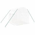 vidaXL Fóliovník s oceľovým rámom biely 4 m² 2x2x2 m