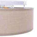 vidaXL Stropná lampa so bodmi Sivohnedá 38 x 38 x 13,5 cm látka