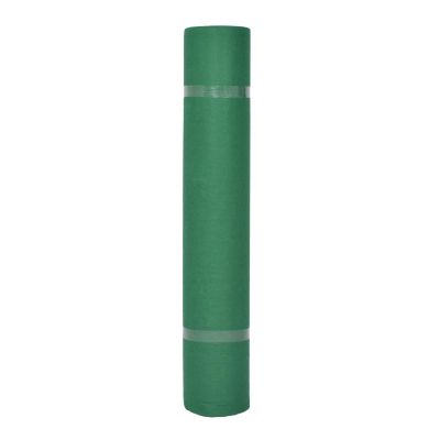 vidaXL Koberec Jednofarebný Zelená 1 x 12 m Látka