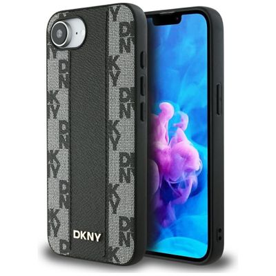 Guess HC MagSafe PU Checkered Pattern case for iPhone 16e Black