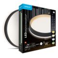 Modee Okrúhle stropné LED svietidlo CLG1BK 30W 3CCT+RGB 2000lm, čierna, ovládač (ML-CLFG1BK)