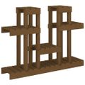 vidaXL Stojan na rastliny medovohnedý 104,5x25x77,5cm masívna borovica