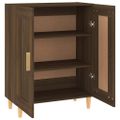vidaXL Komoda hnedý dub 69,5x34x90 cm spracované drevo