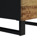 vidaXL Komoda s 3 dvierkami 40x33x110 cm masívny mangovník a železo