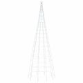 vidaXL LED vianočný stromček 550 LED studená biela 300 cm