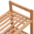 vidaXL Stojany na topánky 2 ks 69x27x41 cm masívny orech