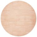 vidaXL Okrúhla stolová doska Ø70x1,5 cm neošetrený dubový masív