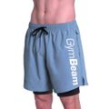Šortky 2v1 Essence Blue - GymBeam, veľkosť XL