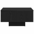 vidaXL Konferenčný stolík Čierny dub 60 x 60 x 31,5 cm