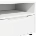 vidaXL TV skrinka 100 x 48 x 43 cm Biela Kompozitné drevo
