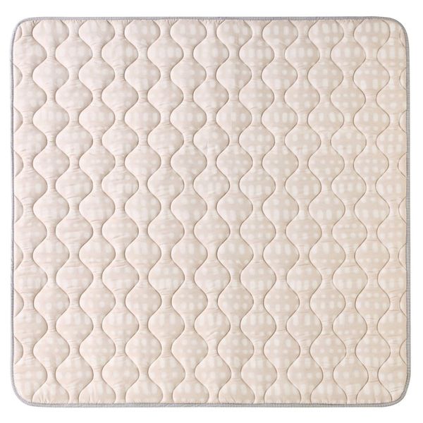 Hracia podložka prešívaná Hygge beige 1.27 x 1.27 m