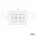 LED pracovné svetlo AWL17 6LED FLOOD 9-36V AMiO-02431