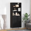 vidaXL Highboard 2 ks Čierny dub 69,5 x 34 x 180 cm