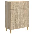 vidaXL Servírovacia skriňa Dub sonoma 66 x 34,5 x 90 cm