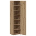 vidaXL Highboard Remeselný dub 45 x 42,5 x 185 cm