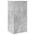 vidaXL Recepčný stôl betónovo sivý 200x50x103,5 cm kompozitné drevo