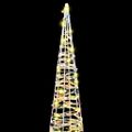 vidaXL Vianočný stromček 3 ks 90 LED Teplá biela 20 x 20 x 80 cm PET
